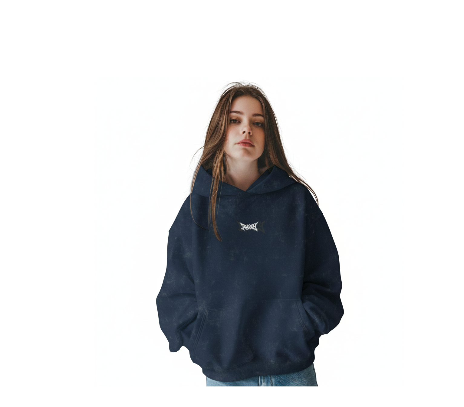 Raisy Navy Oversized Hoodie